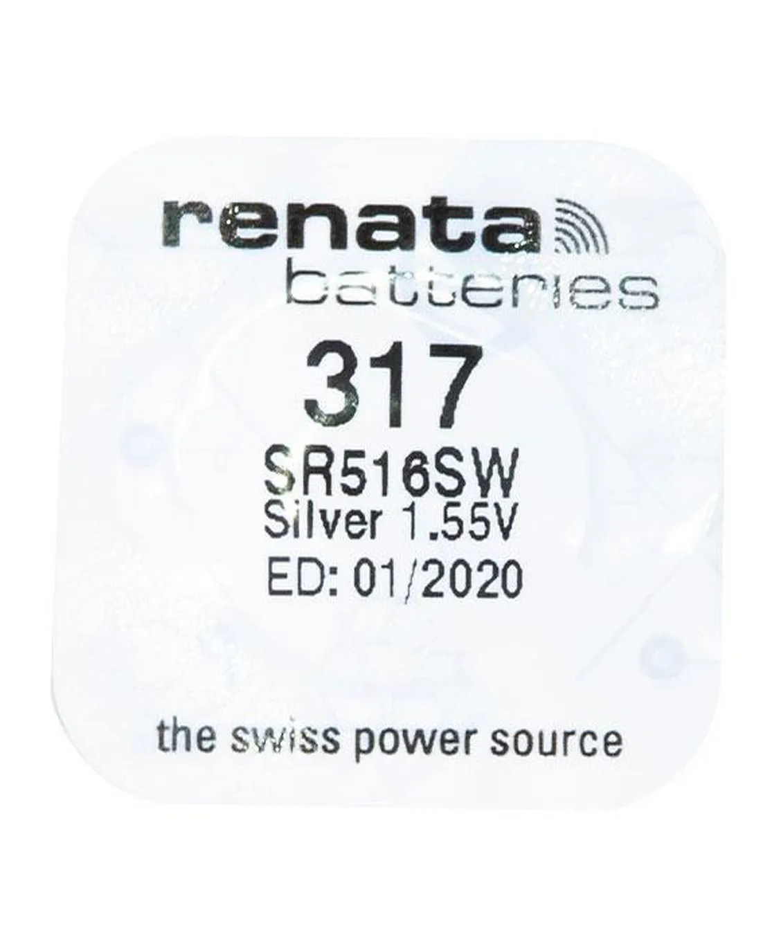 Renata SR516SW Watch Battery 1.55V LongLasting & Consistent Power