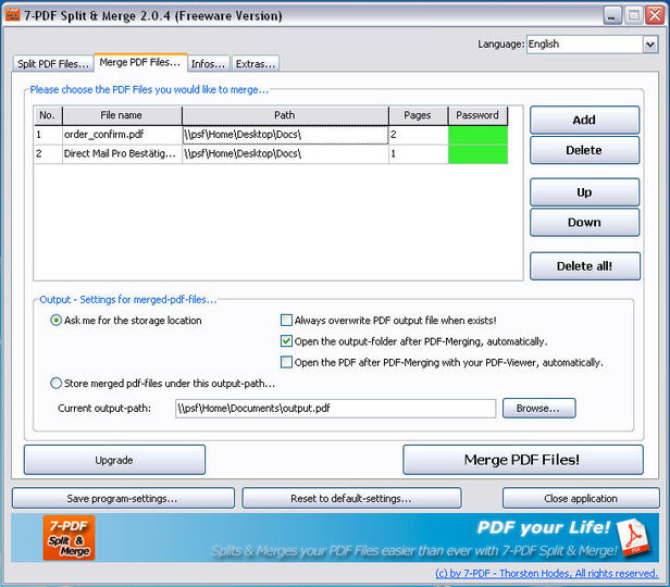 Download PDF Split And Merge PDFsam