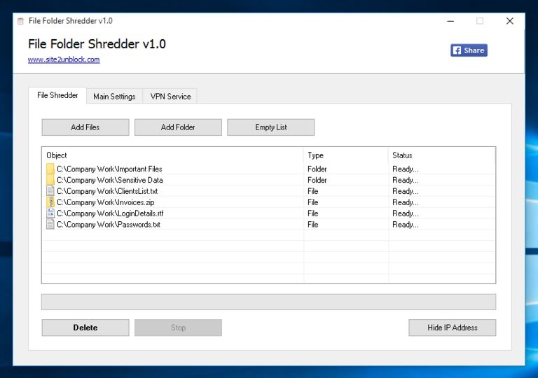 Download File Folder Shredder v1.1 (freeware) AfterDawn Software