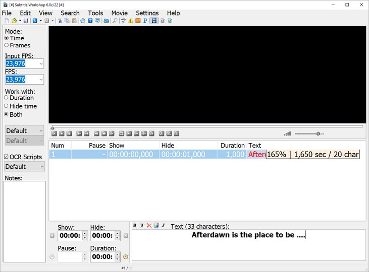Download Subtitle Workshop V6.0E/12 (Gratis / Open Source) - Afterdawn Nederland: Software Downloads