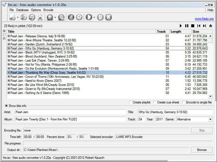 Download freac free audio converter (64bit) v1.1.2b (freeware
