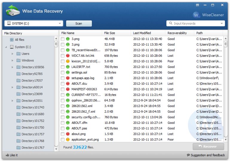 Download Wise Data Recovery v5.1.5 (freeware) AfterDawn Software