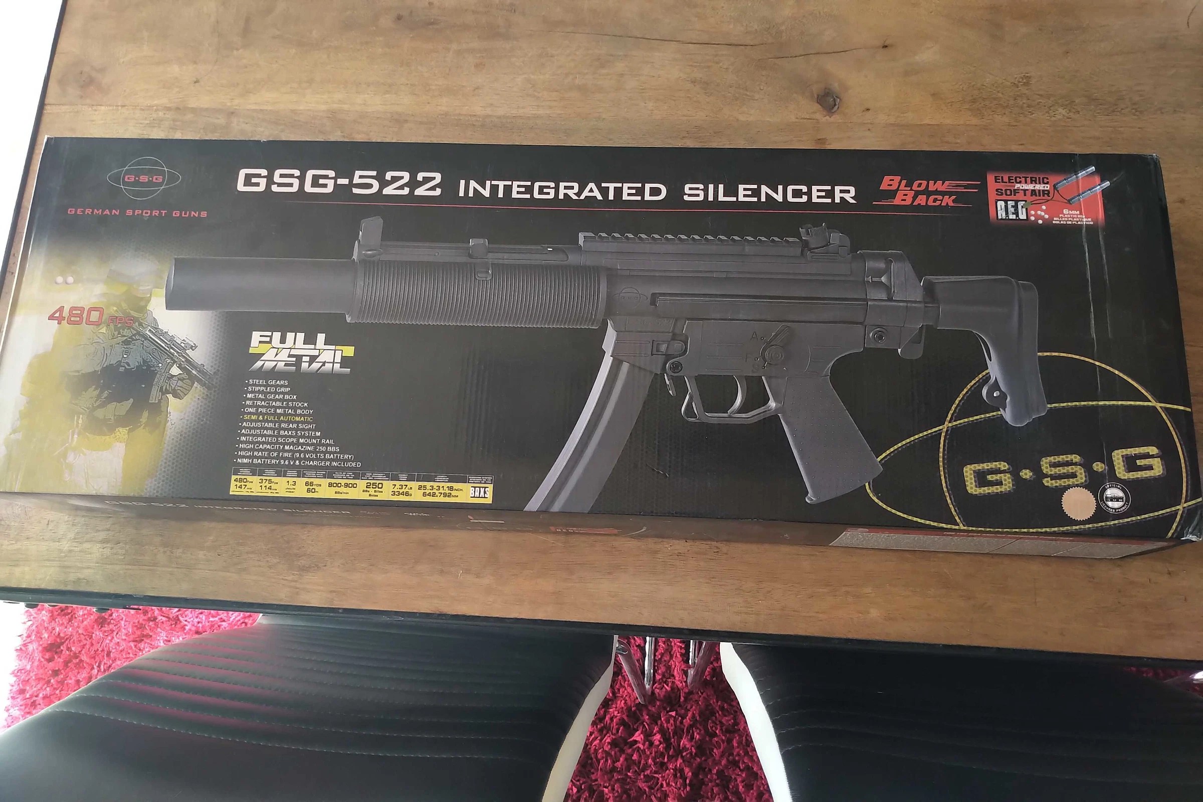 MP5 GSG522 Blowback Full Metal Airsoft Bazaar