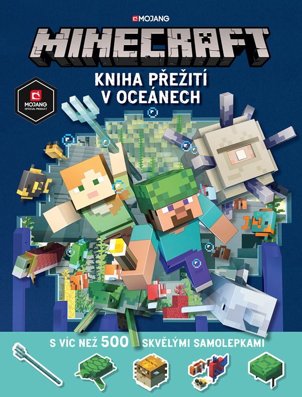 Minecraft Kniha přežití v oceánech Albatrosmedia.cz