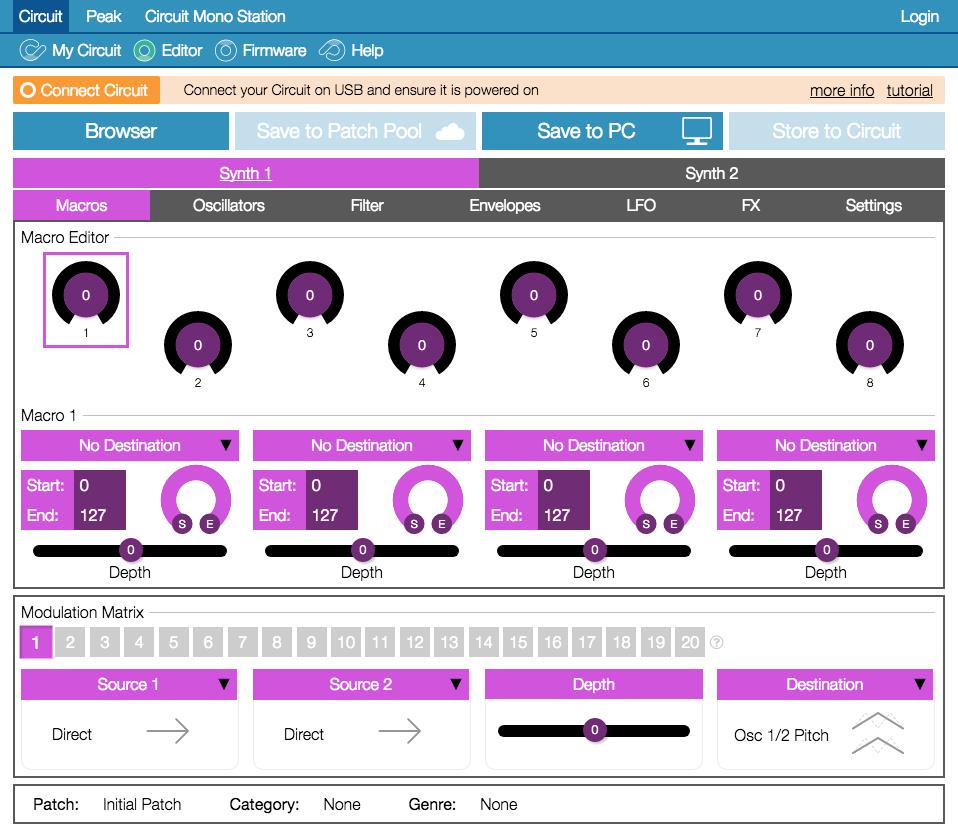 La Boite Noire du Musicien Découvrez le Circuit Synth Editor de Novation