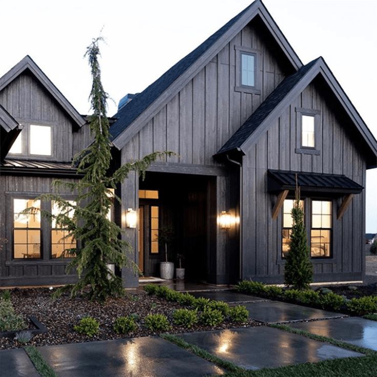 30 Amazing Black Siding House Ideas with Pros and Cons AlittleDelightful