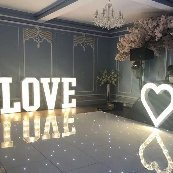 White LED Dance Floor Dance Floor Hire Essex Alive Network