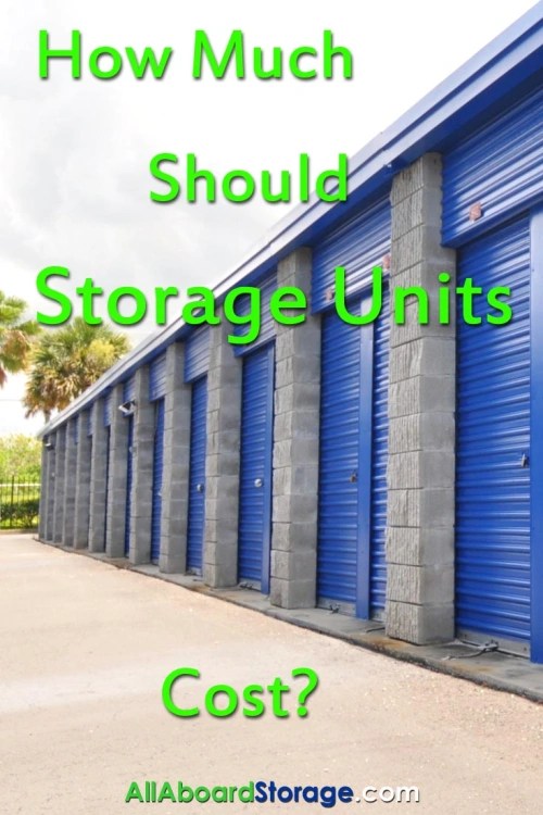 How Much Should A Storage Unit Cost What To Look For