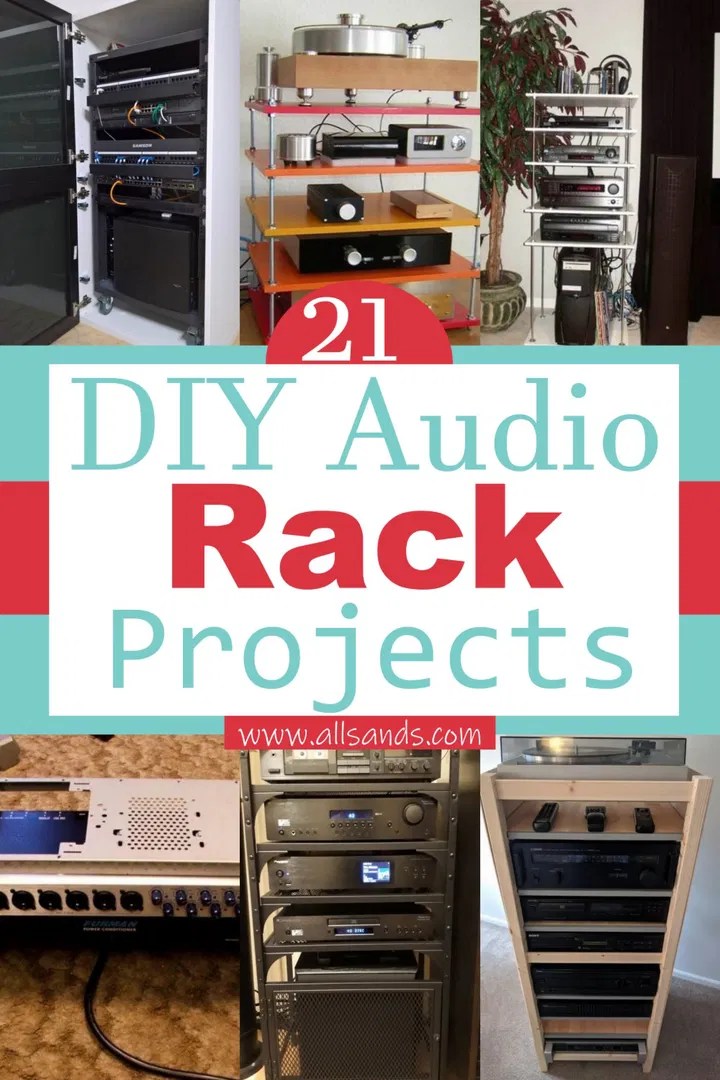 21 DIY Audio Rack Plans For Stereo Room All Sands