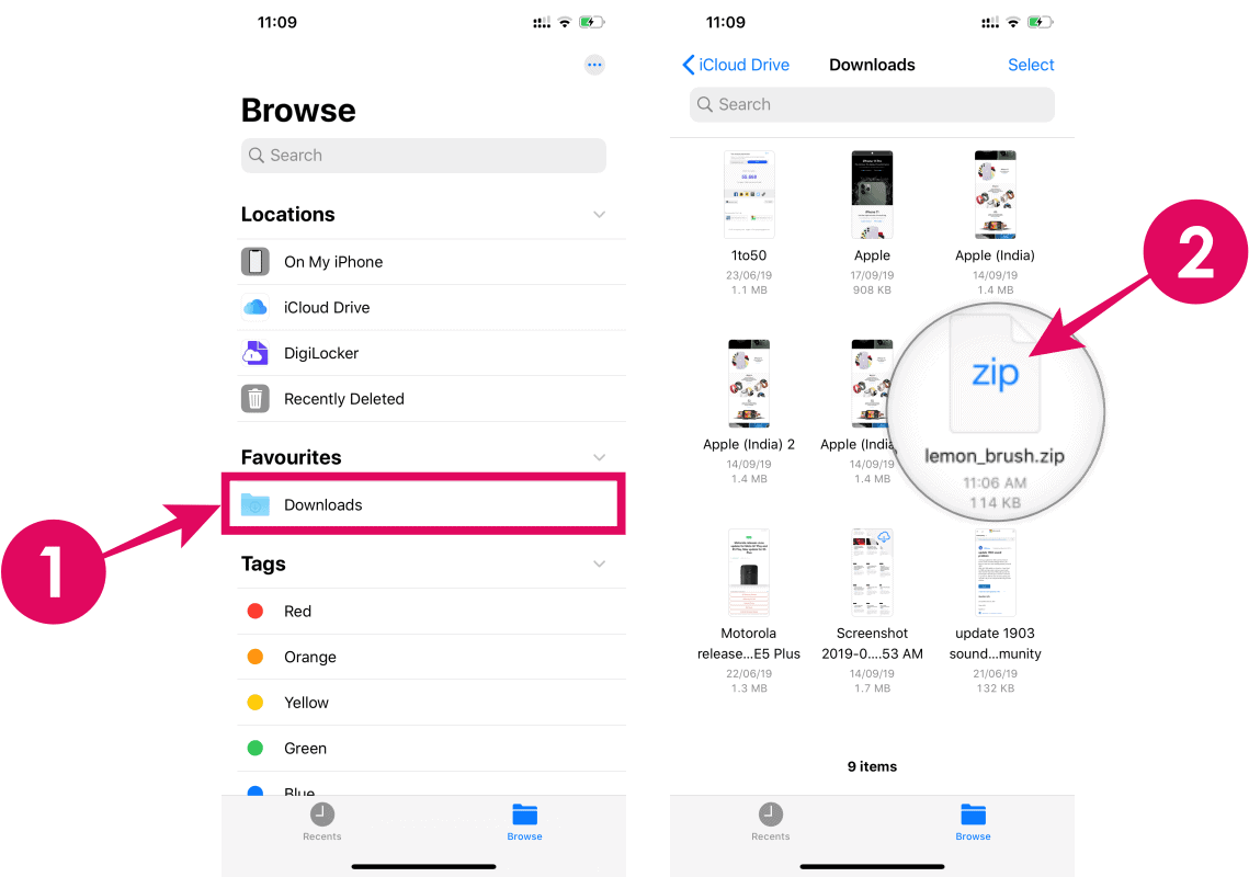 How to Zip and Unzip Files on iPhone without Installing an App All