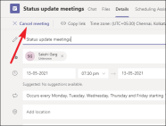 Cancel A Meeting In Microsoft Teams Microsoftjul