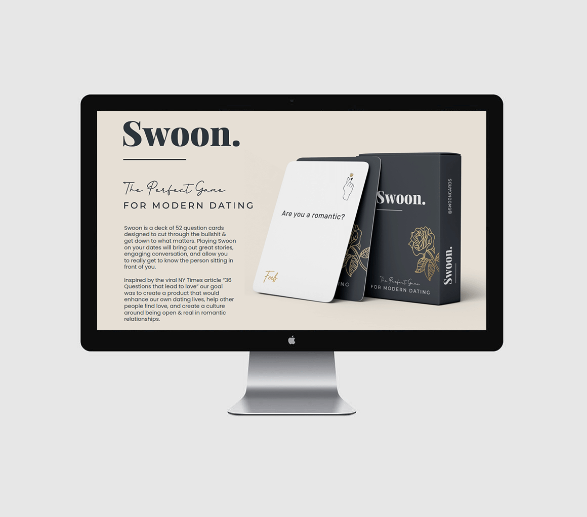 Swoon Cards Alpha Digital Marketing