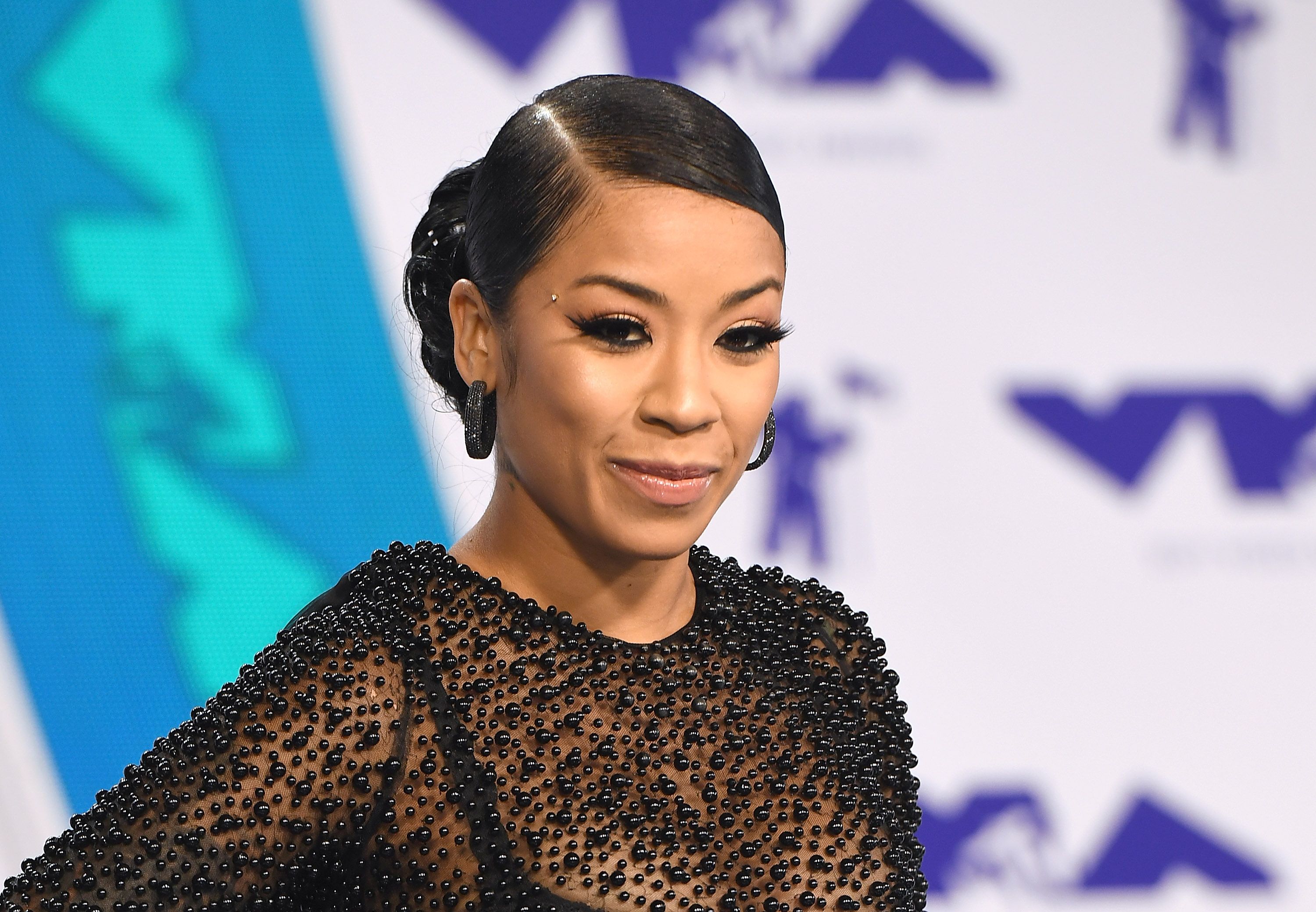 Check Out Keyshia Cole's Cool Makeup & Nude Lipstick as She Shows off Her Butterfly Tattoo