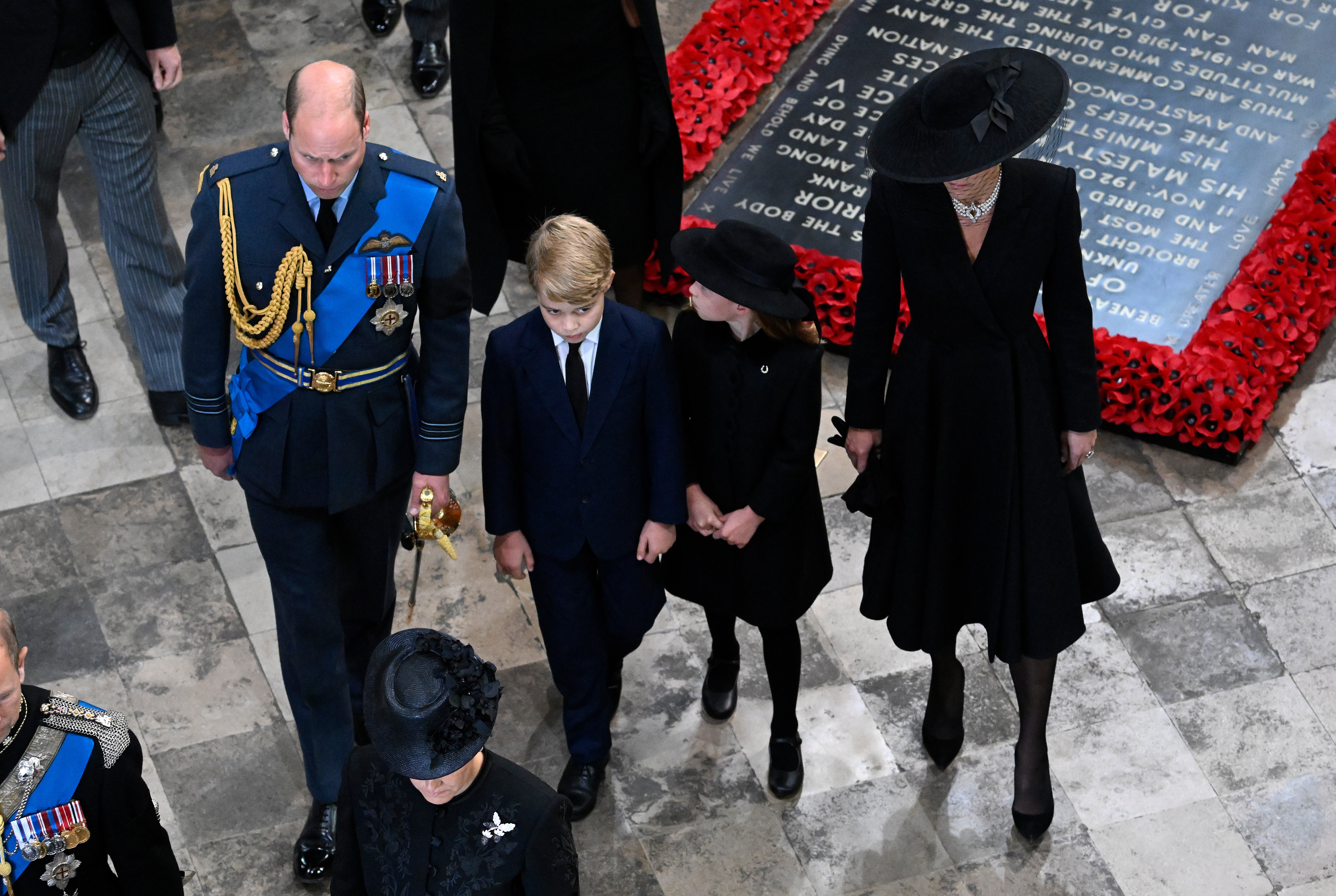 Fans Divided after Seeing Kate Smiling at Queen's Funeral While Wearing