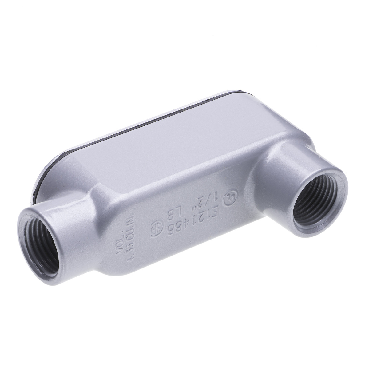 Type LB Rigid Conduit Body with Cover and Gasket 1/2″, Aluminum NSI