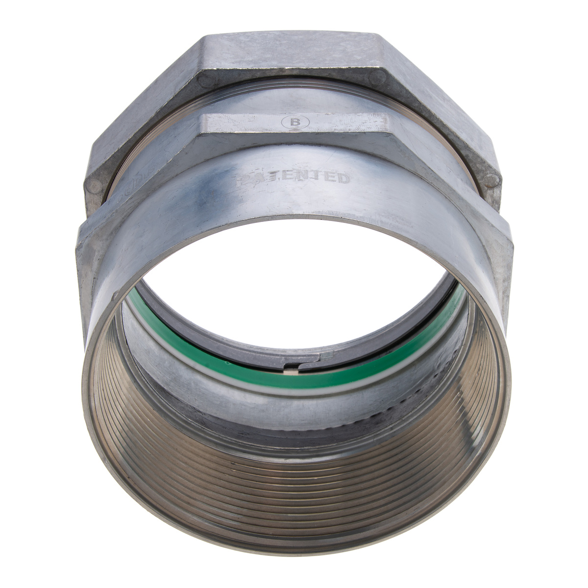 EMT To IMC Or Rigid Transition Coupling 4″ To 4″, Raintight NSI