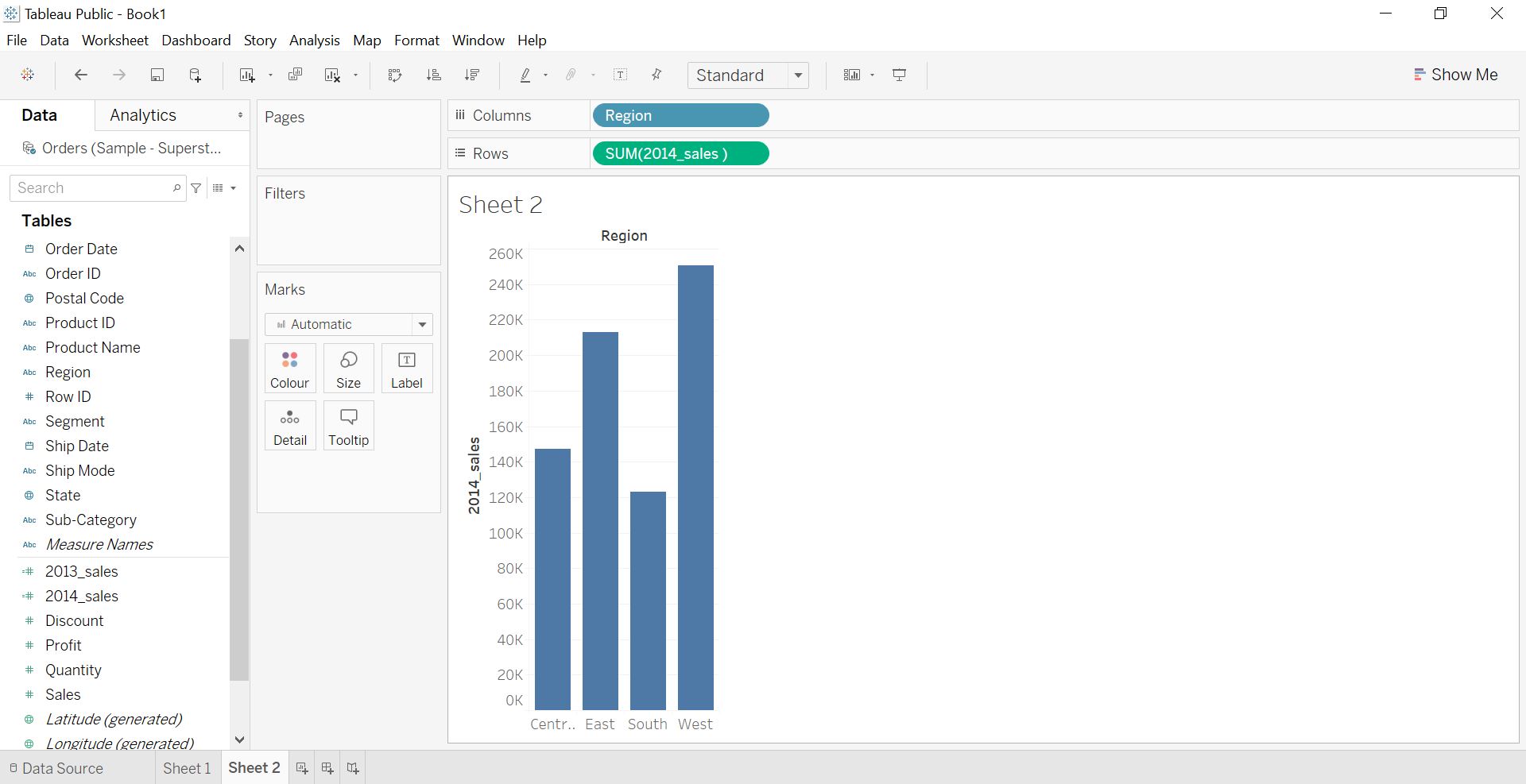 How To Create Bar in Bar Chart, Rounded Bar Chart in Tableau