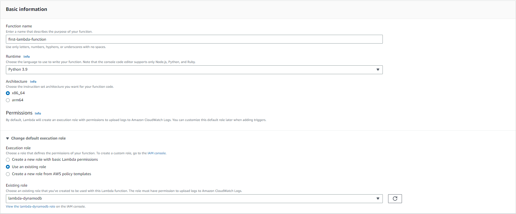 AWS Lambda Tutorial Creating Your First Lambda Function