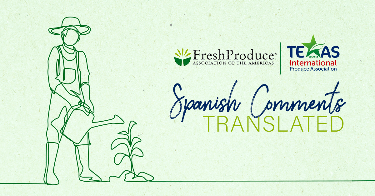 Fresh Produce Association of the Americas and Texas International