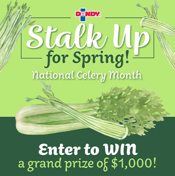 Duda Farm Fresh Foods' Dandy® Celery Helps Shoppers "Stalk Up for