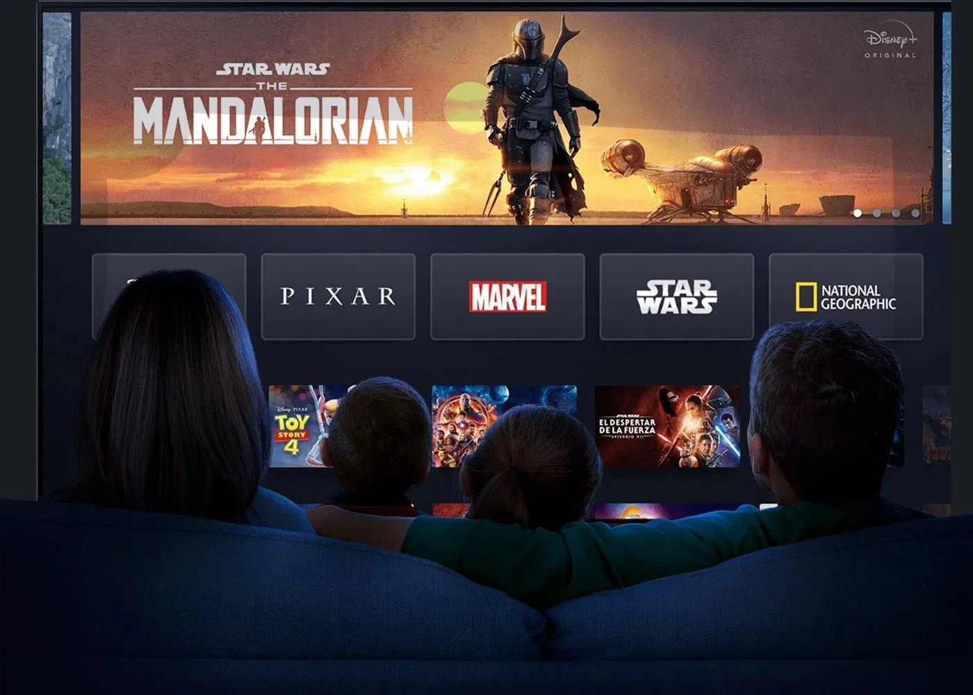 Catálogo de Disney Plus lista con todas las series y