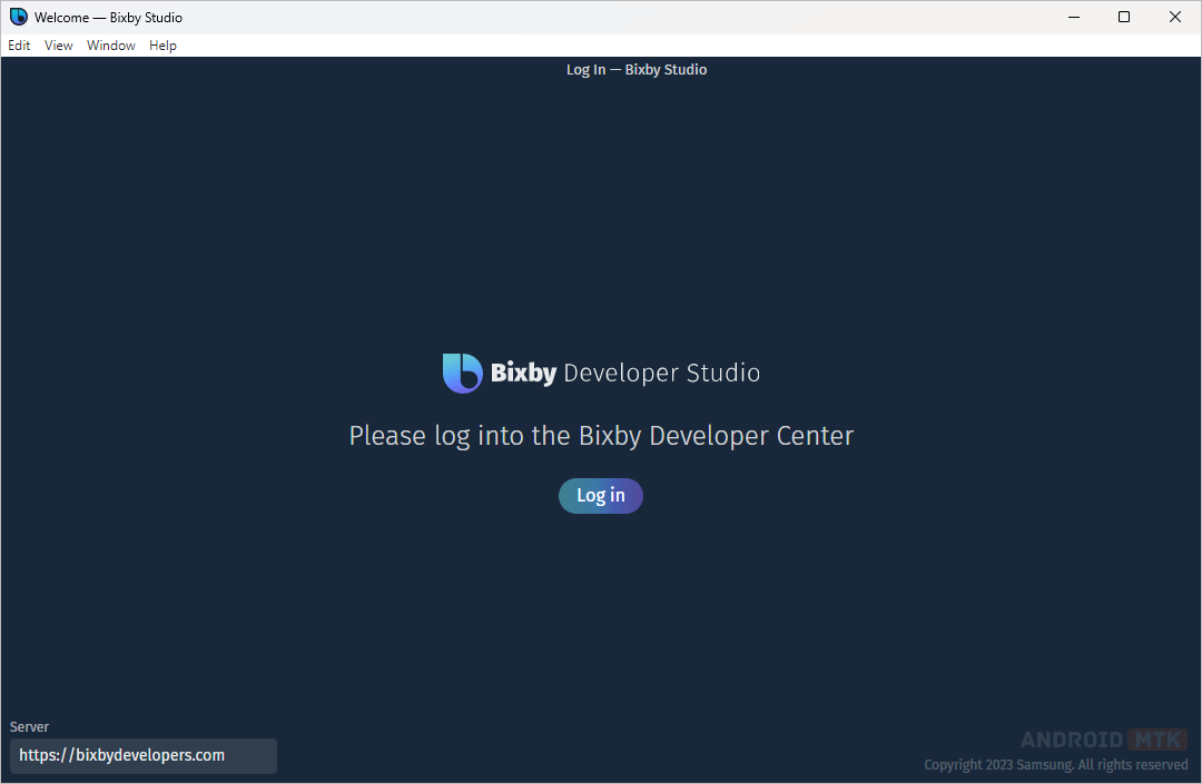 Bixby Developer Studio for Windows, macOS and Linux