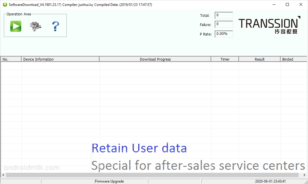 Transsion Software Download Tool for Windows (Tecno Flash Tool)