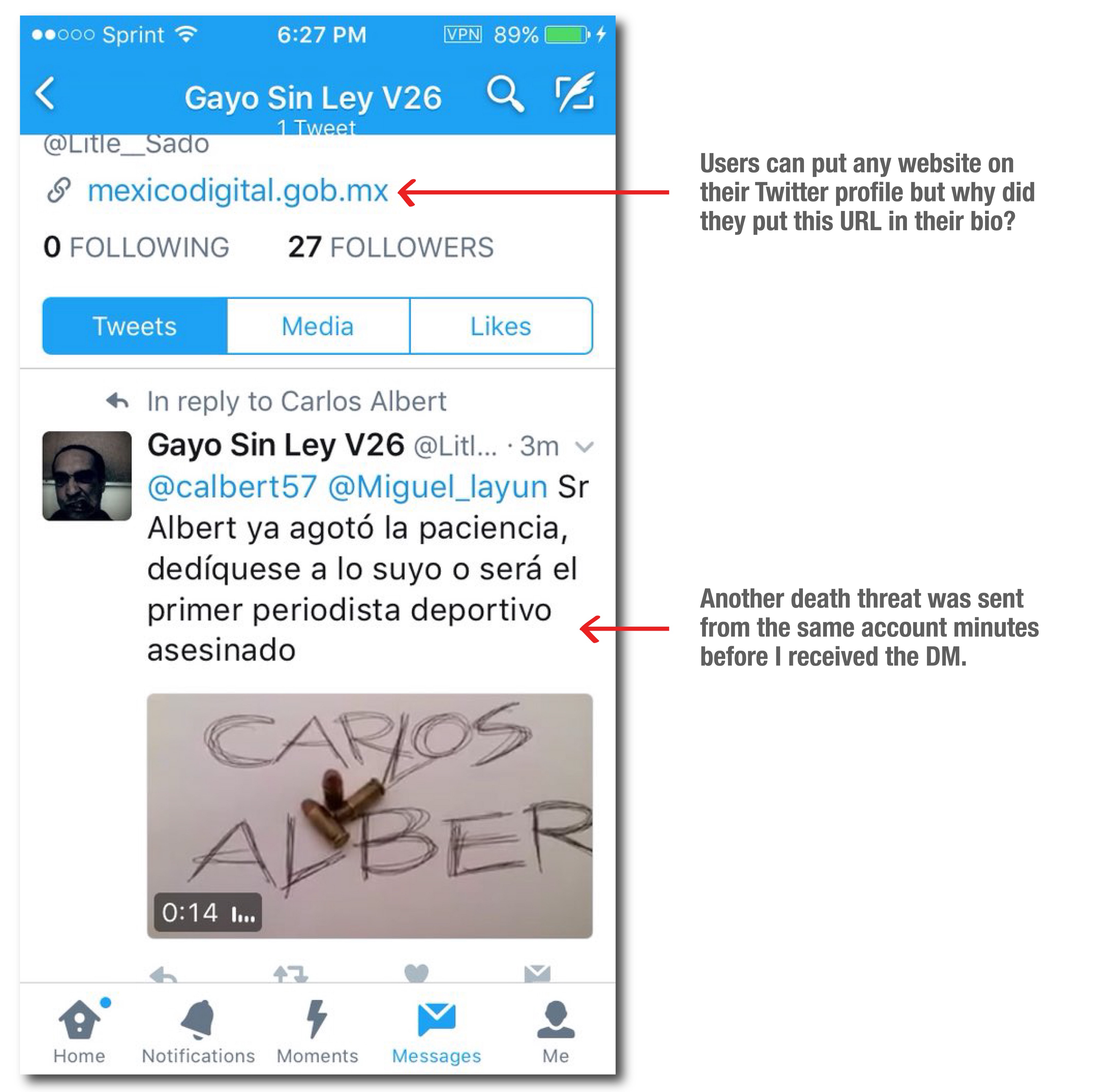 Is A Note That Says Dead A Death Threat