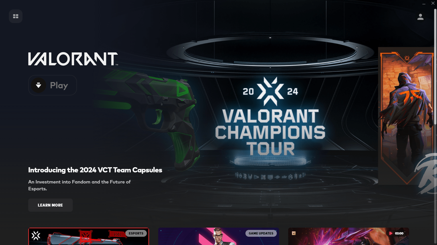 i can&rsquo;t play valorant - VALORANT