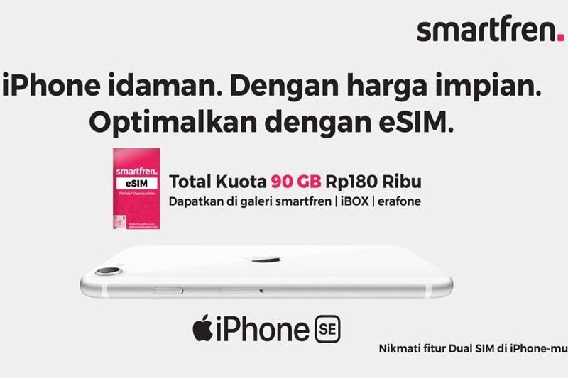 Asyiknya Nikmati Dual Sim Di Iphone Se Dengan Esim Smartfren - Antara Jateng