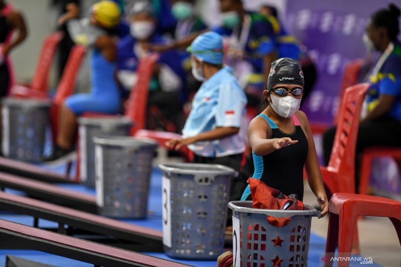 10 Rekornas Tercipta Dari Cabang Renang Peparnas Papua - Antara News