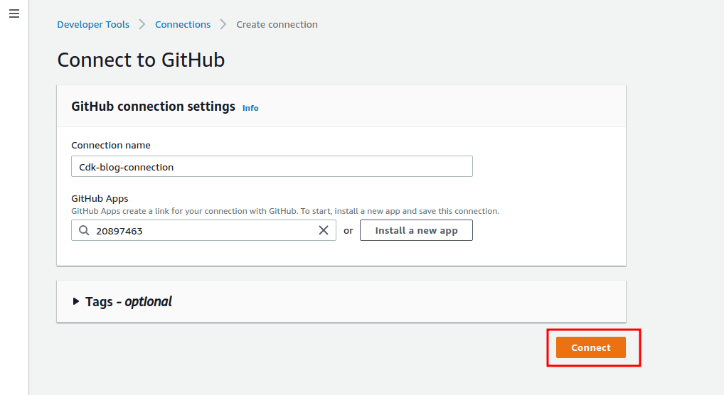 Creating CDK Pipelines with Github Source and Codestar Connection