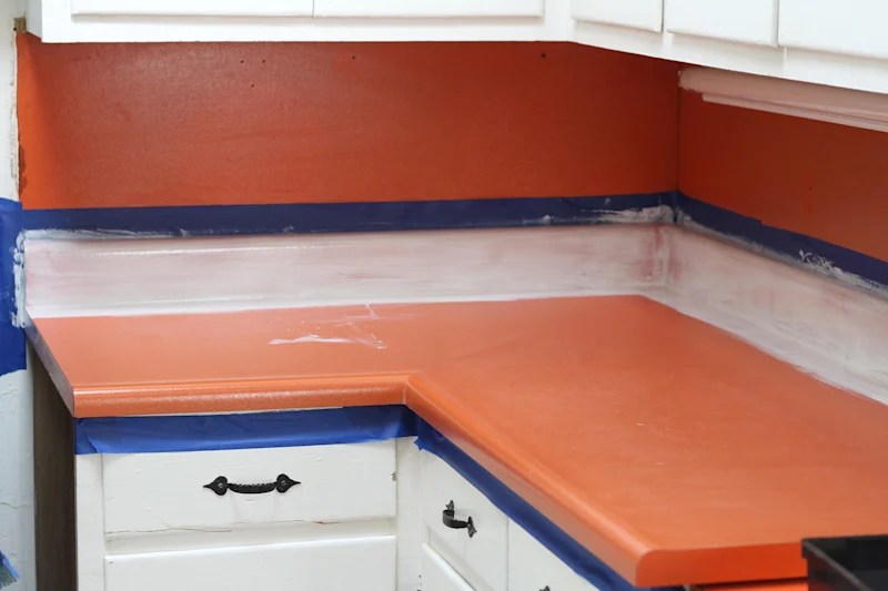 Tutorial How to Paint Laminate Countertops with a Kit Apartment Therapy