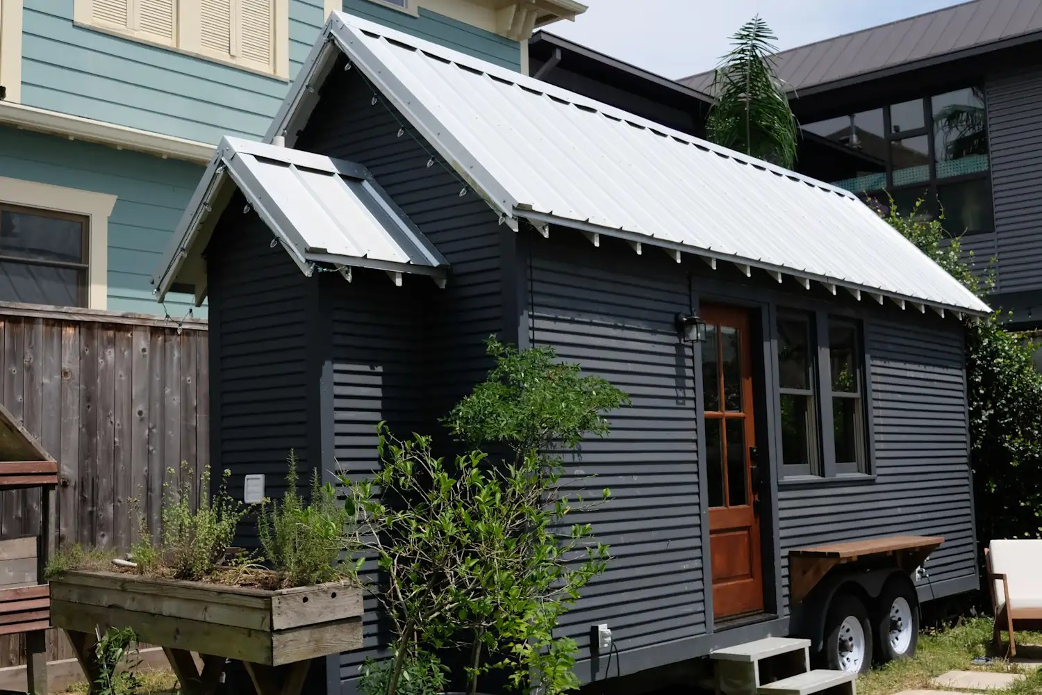 Tiny Home Tour Houston, Texas Home on Wheels Apartment Therapy