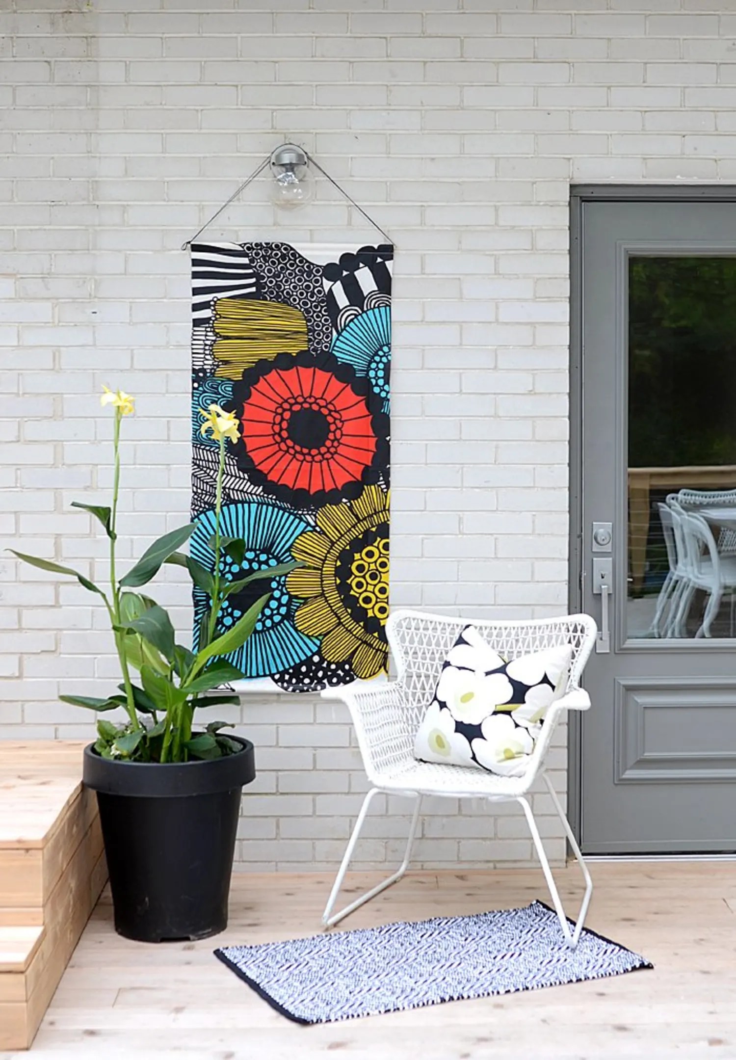 Comfortable Diy Outdoor Wall Art References Ideas