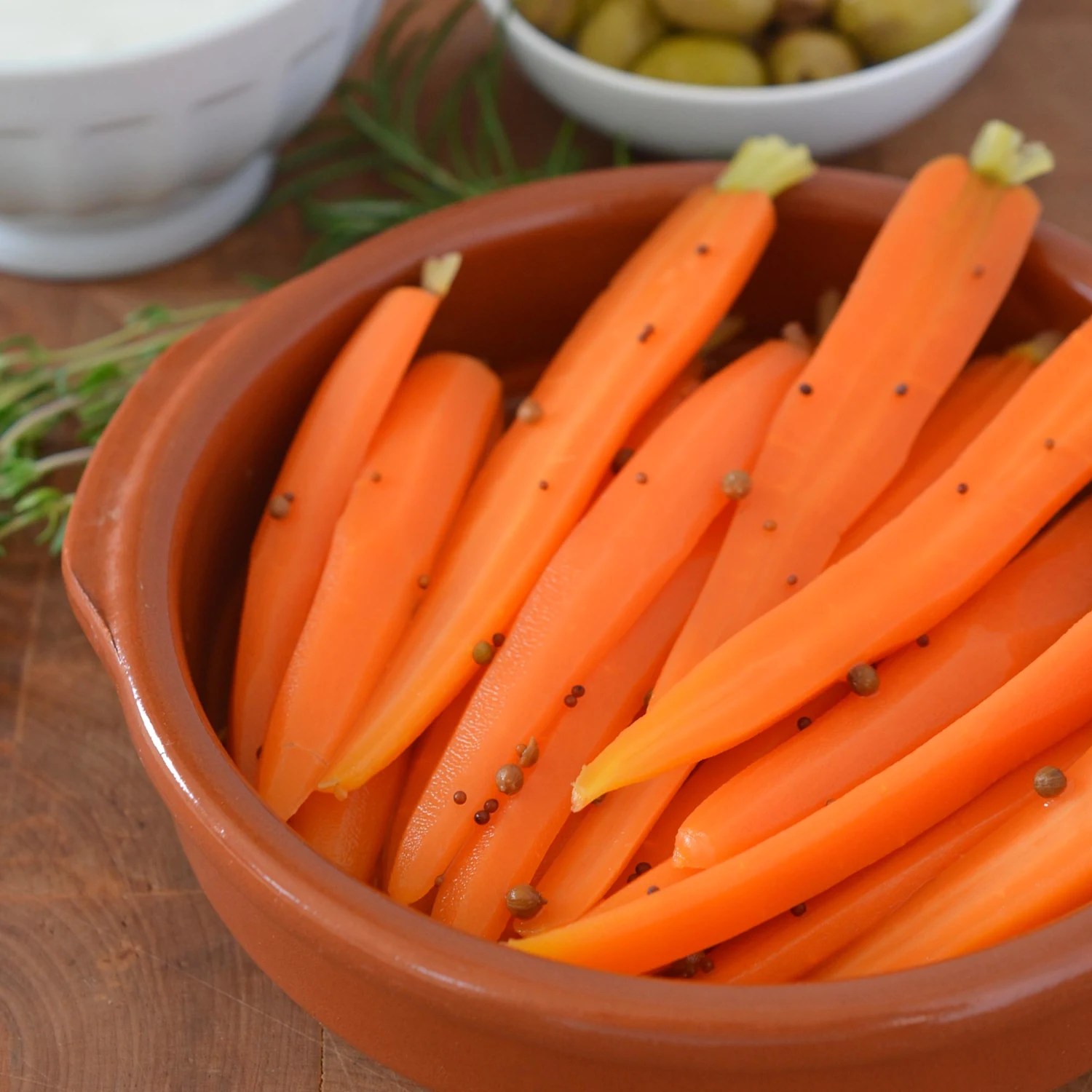 Appetizer Recipe Garlic &amp; Coriander QuickPickled Baby Carrots Kitchn