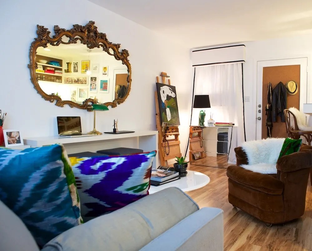 House Tour A Smart 300 Square Feet Austin Apartment Apartment Therapy
