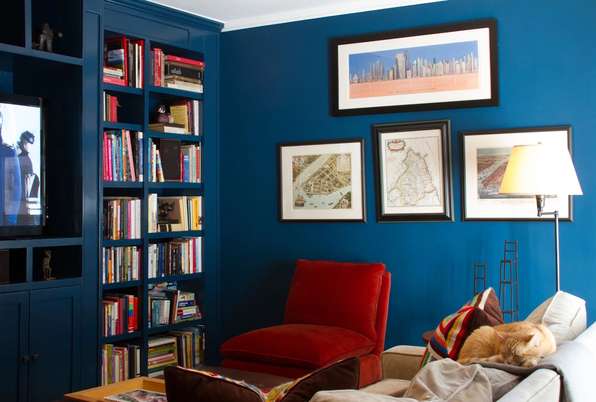 20 Bold & Beautiful Blue Wall Paint Colors Apartment Therapy