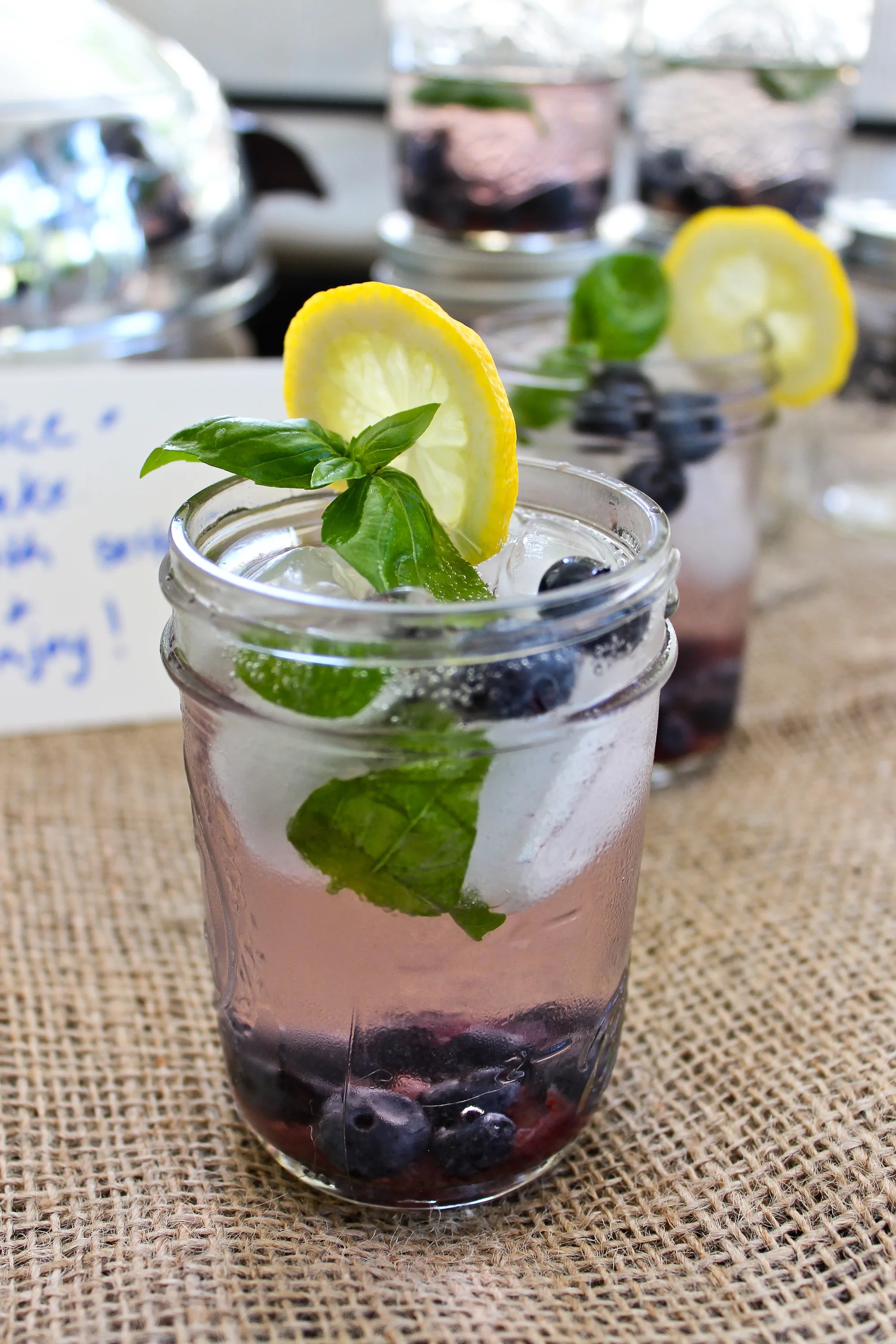 PreMade Drinks in Jars Spiked Blueberry Basil Lemonade Kitchn
