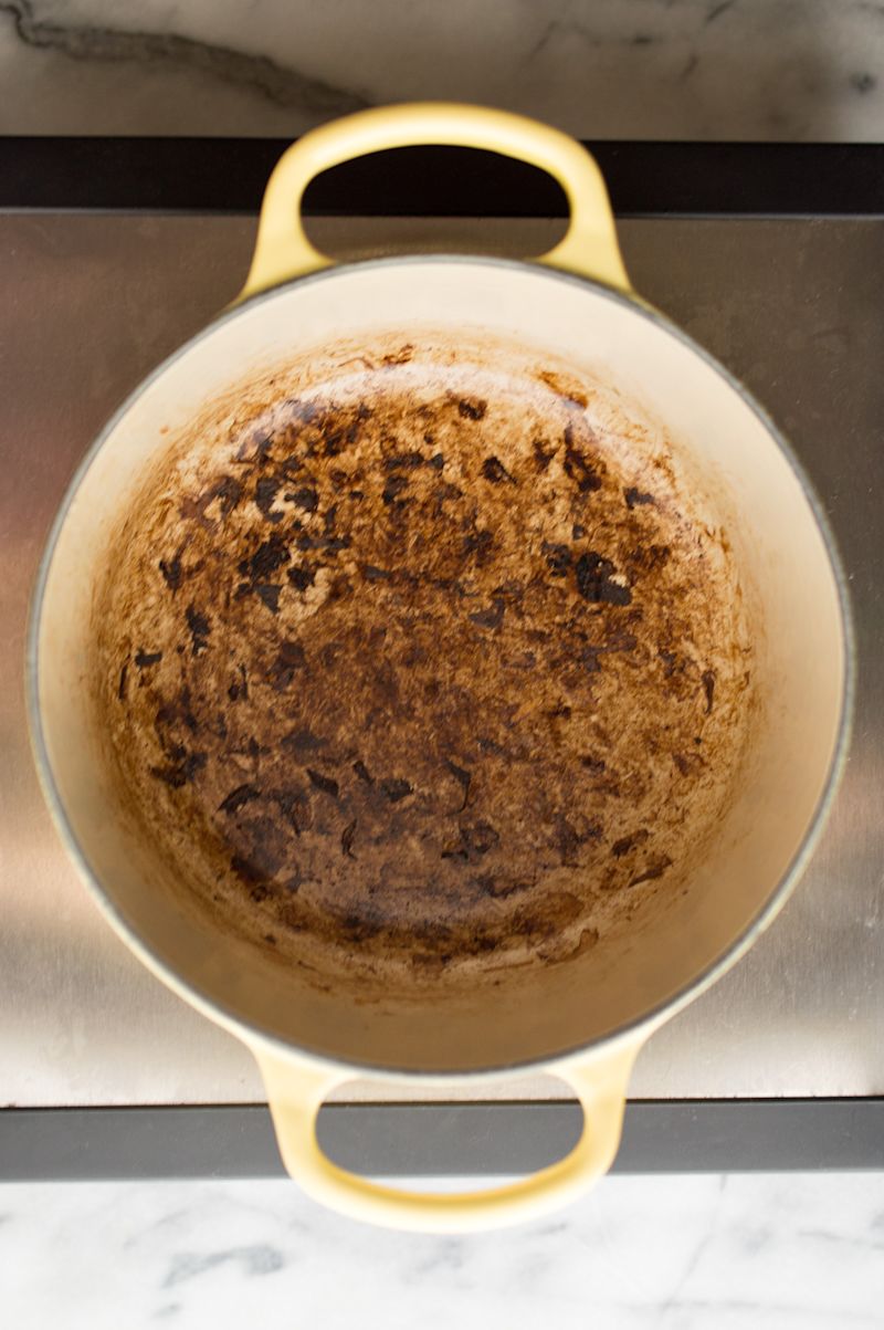 How To Clean Burnt Stains Off Enameled Dutch Oven Kitchn