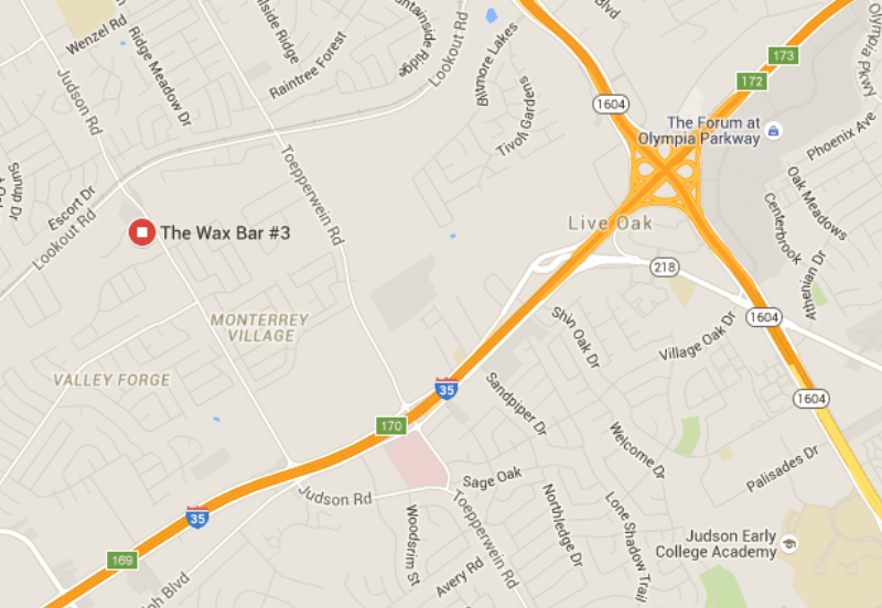 The Wax Bar Judson Road San Antonio, Texas