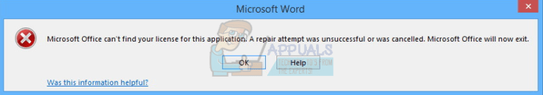 Fix Microsoft Office can't Find your License for this Application