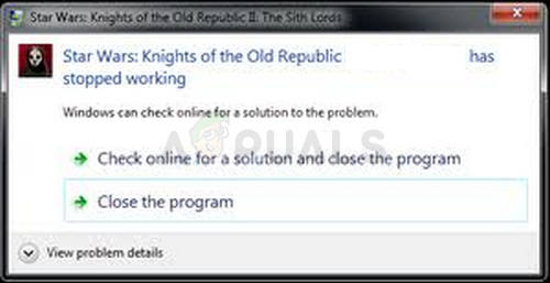 Fix: Kotor Crashing On Windows 10 - Appuals.com