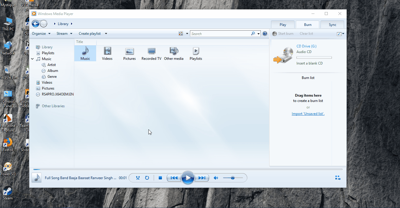 Fix Windows Media Player Cannot Burn Some of the Files