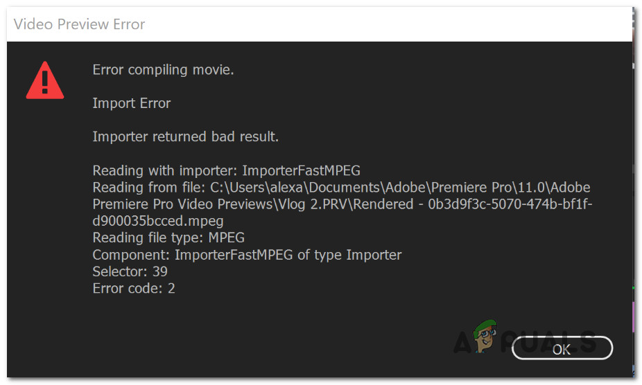 How to Fix 'Error Compiling Movie' in Premiere Pro