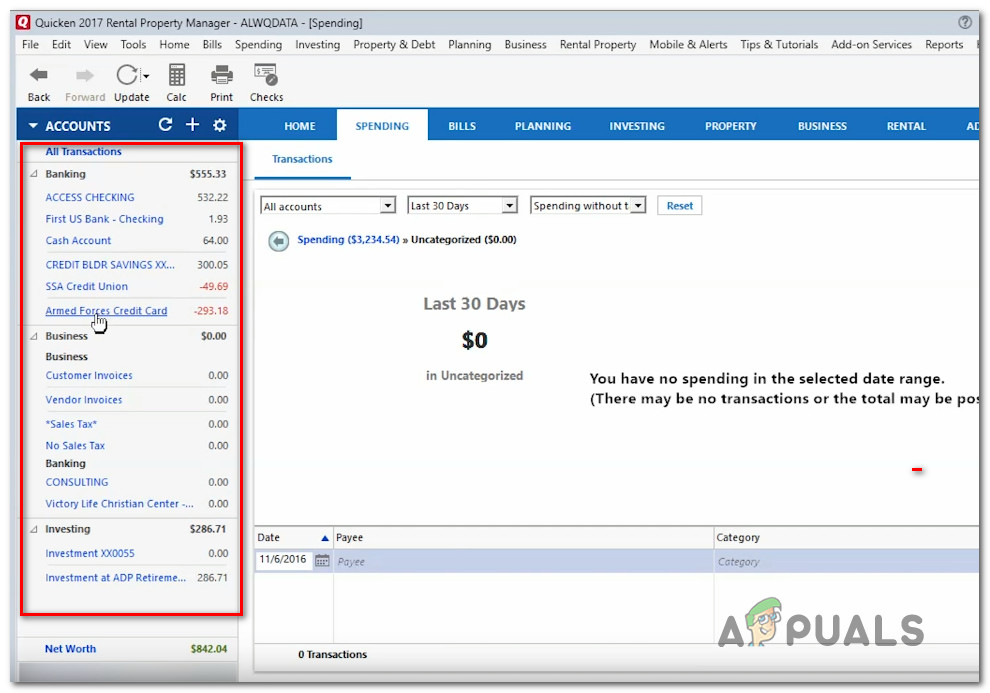 How do I access the cloud backup? — Quicken