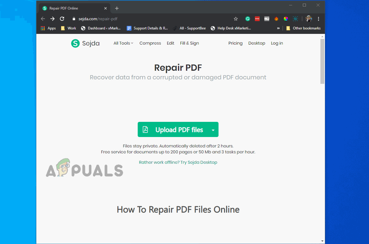 Adobe Reader Error 110 'The Document Could not Be Saved'