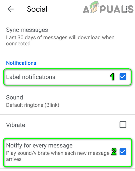 Fix Gmail Notifications not Working