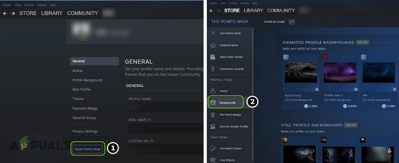 How To Change The Steam Profile Backgrounds