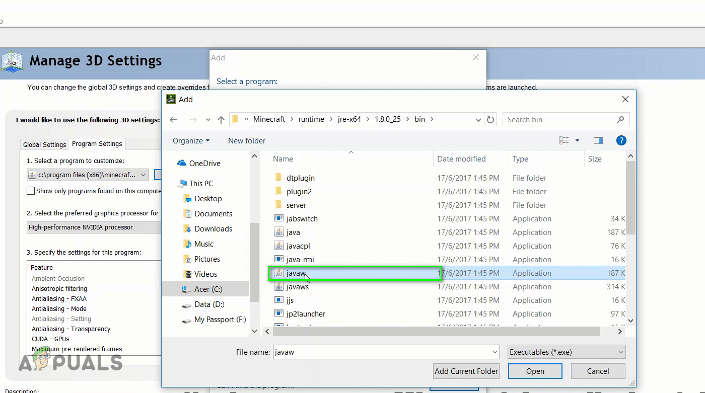 [FIXED] Minecraft Using CPU Graphics Instead of GPU